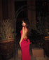 Sleeveless Evening Dress with Big Bow Backless for Gala and Wedding Guest